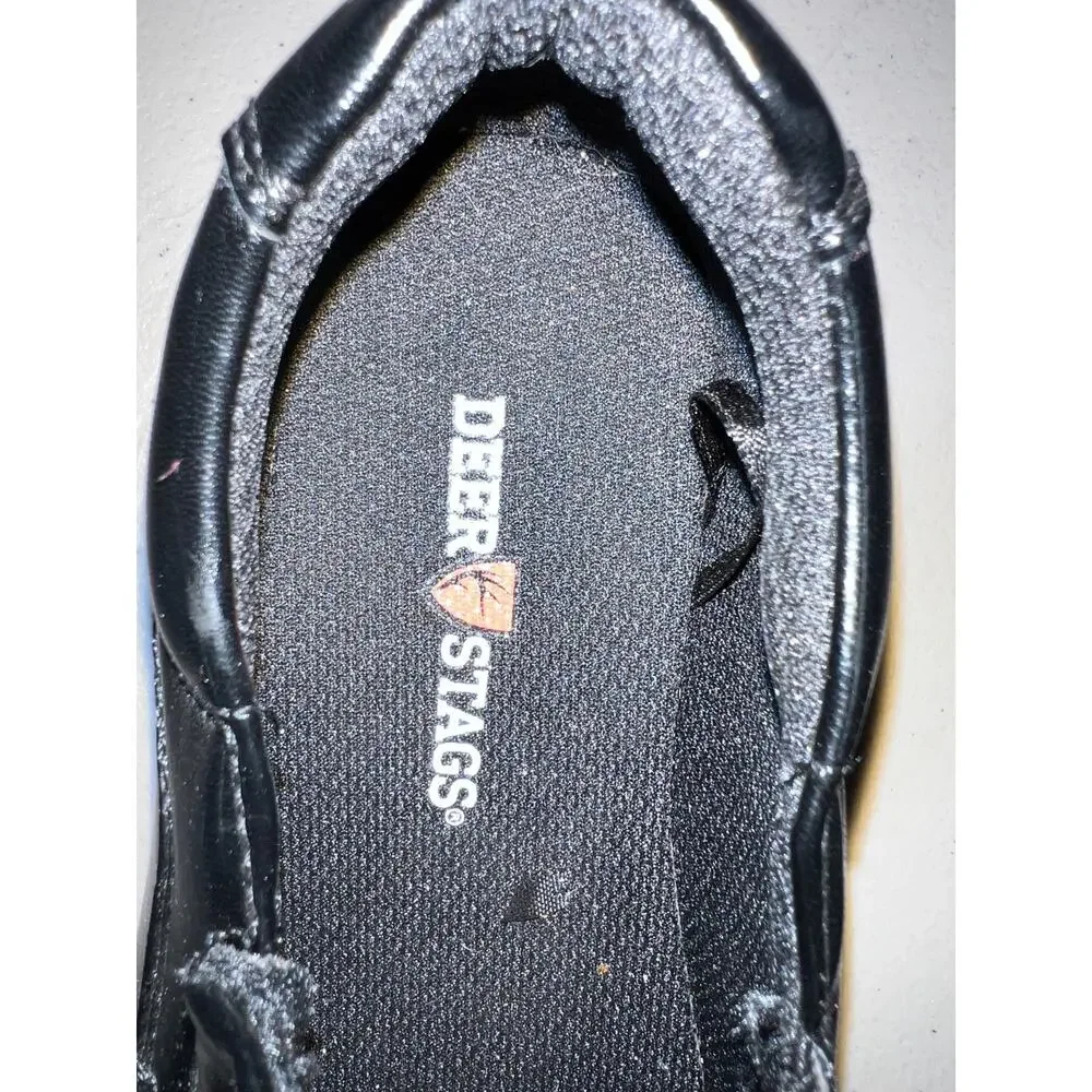 NWOT  Deer Stags Black Dress Shoes Boy 13M